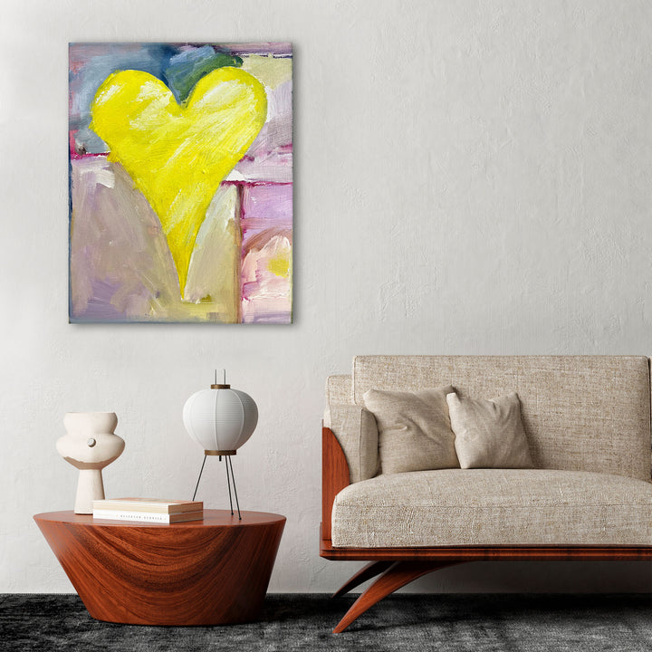 Chloé' Abstract Heart Wall Art