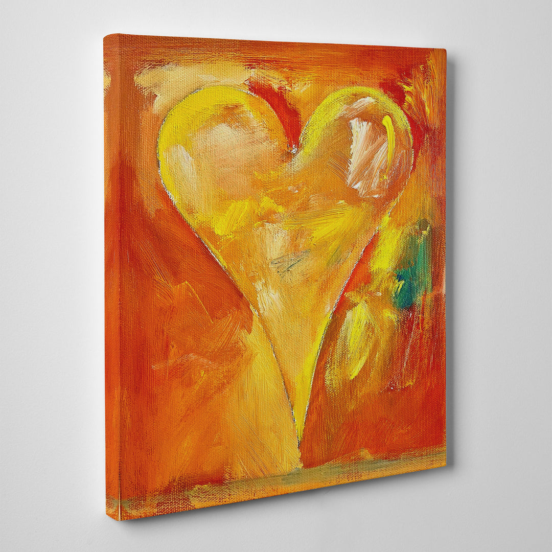 Amira' Abstract Heart Wall Art