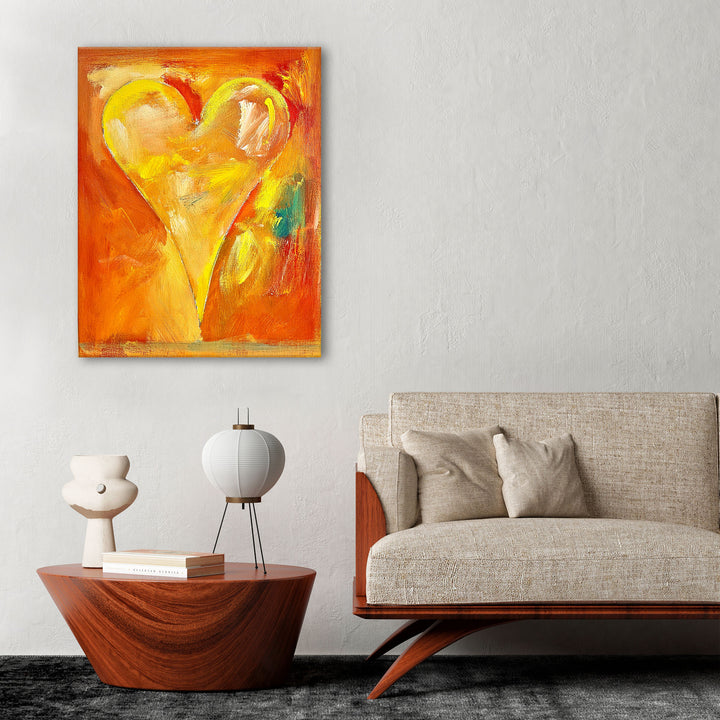 Amira' Abstract Heart Wall Art