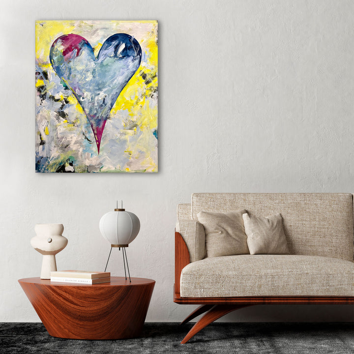 Kai' Abstract Heart Wall Art