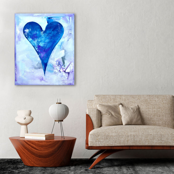 Ciel' Abstract Heart Wall Art