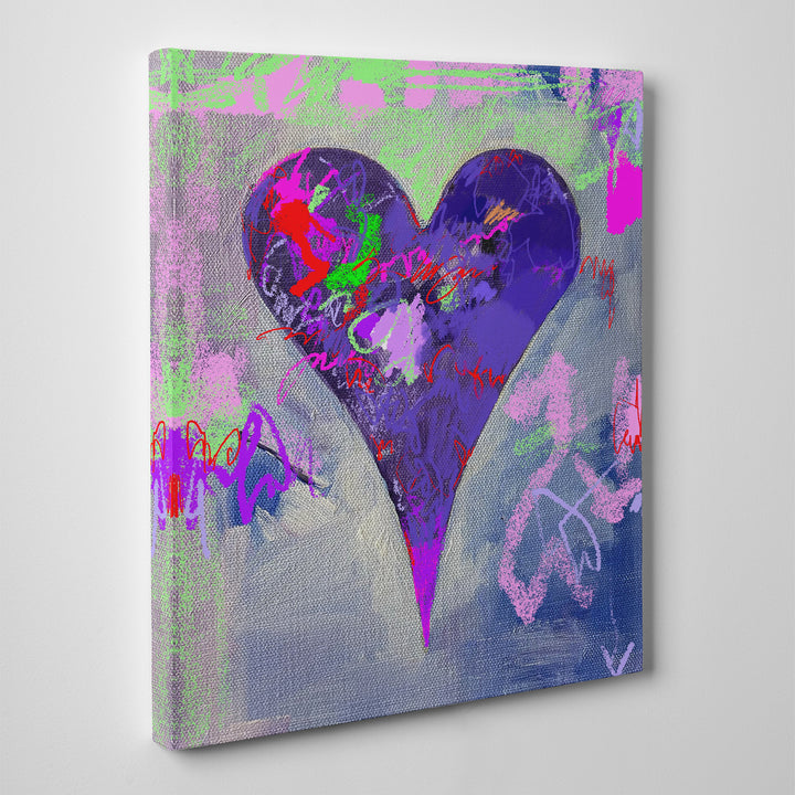 Nyla' Abstract Heart Wall Art