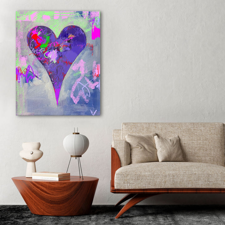 Nyla' Abstract Heart Wall Art