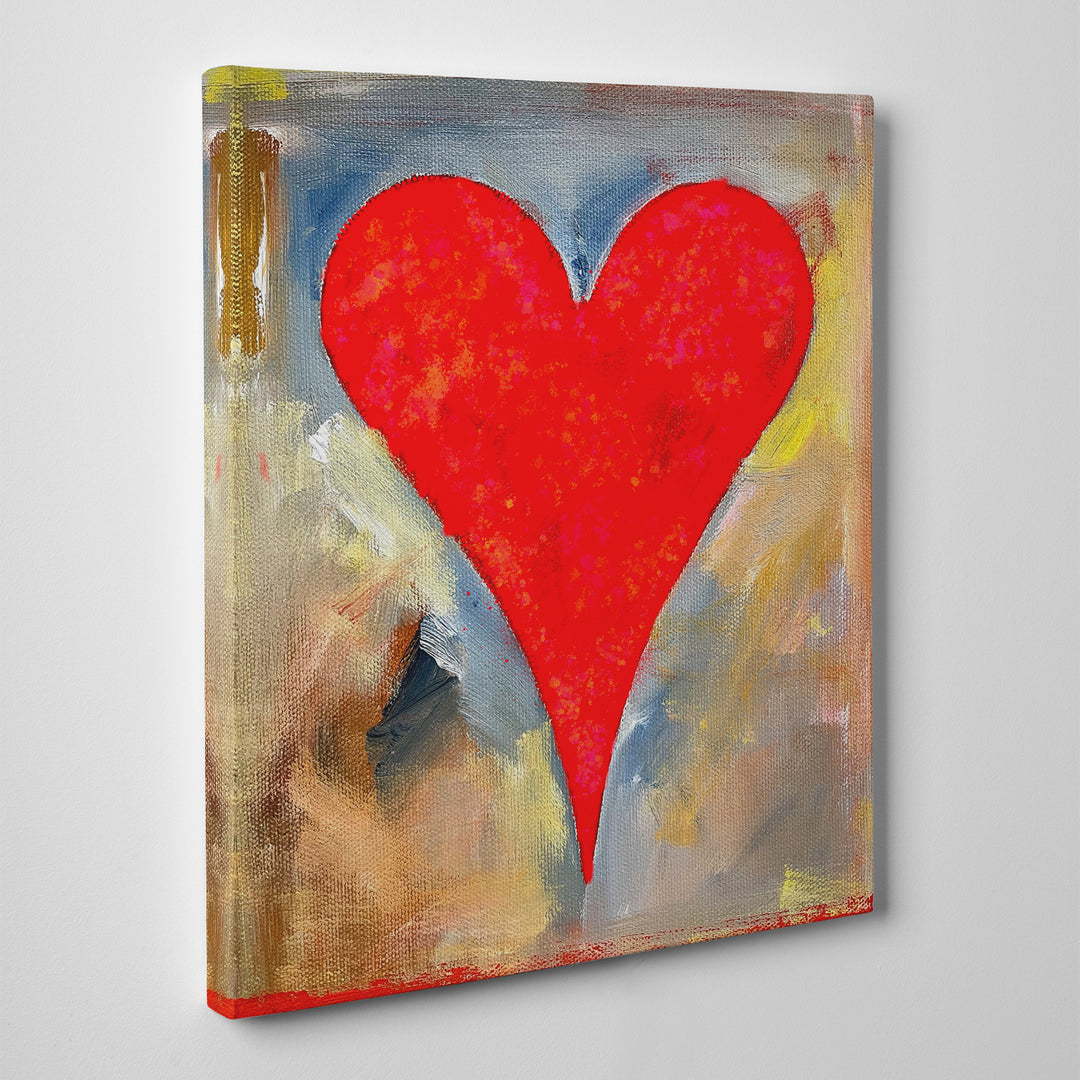 Giani' Abstract Heart Wall Art