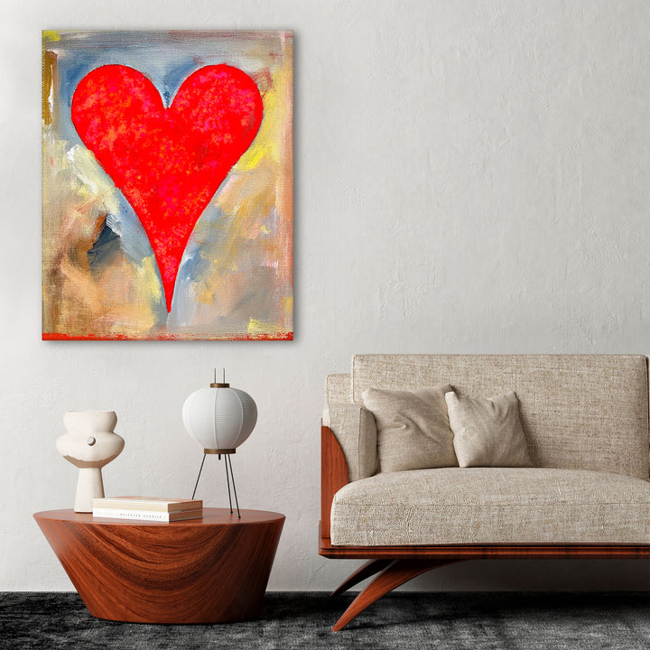 Giani' Abstract Heart Wall Art