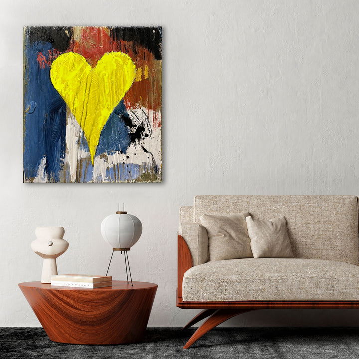 Aldo' Abstract Heart Wall Art