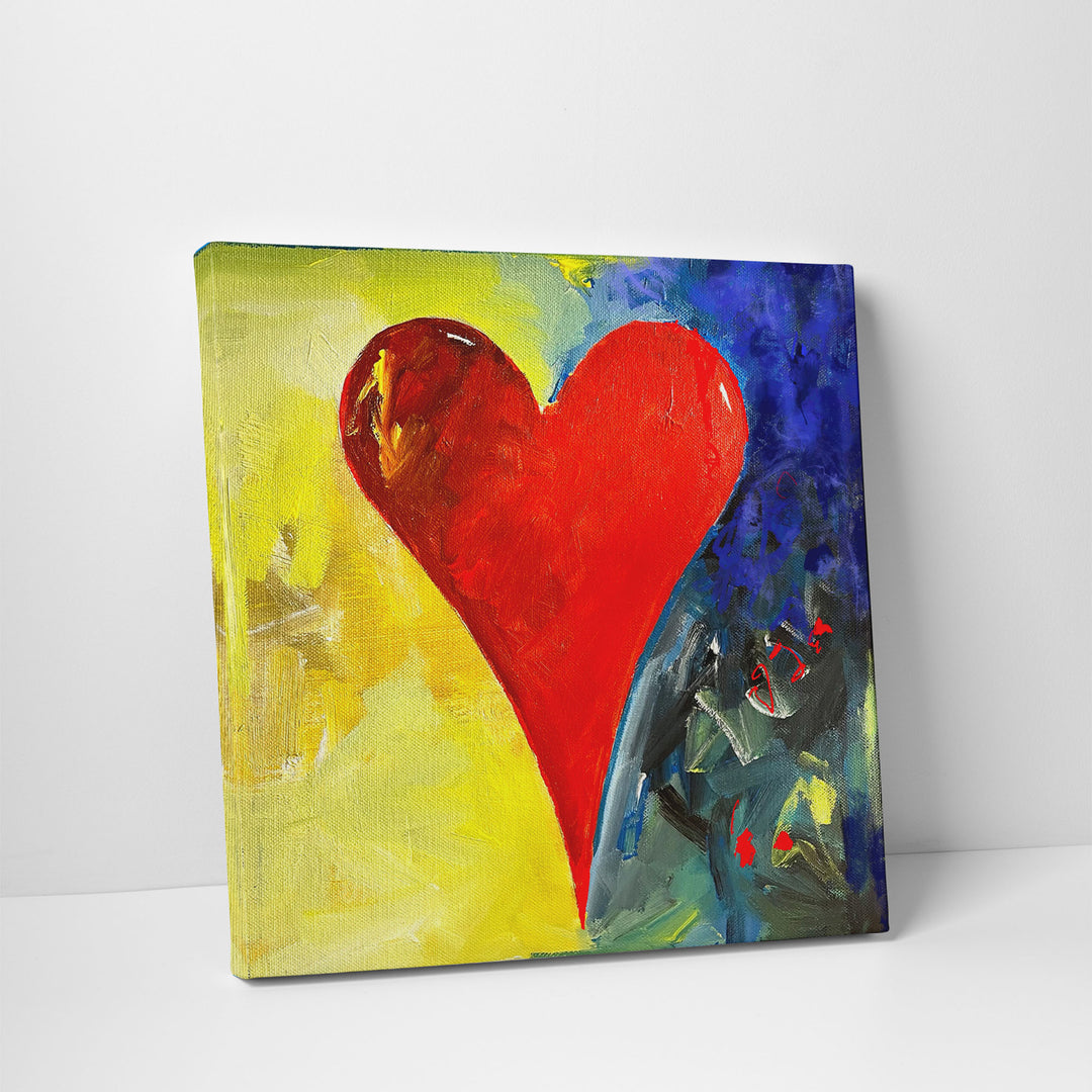 Manolo' Abstract Heart Wall Art