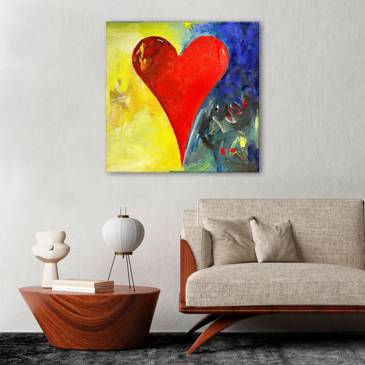 Manolo' Abstract Heart Wall Art