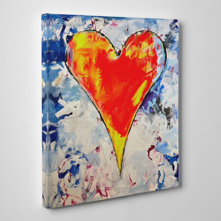 Jak' Abstract Heart Wall Art