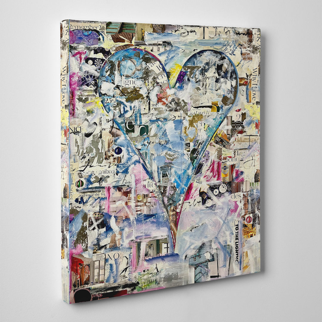 Celine' Abstract Heart Wall Art