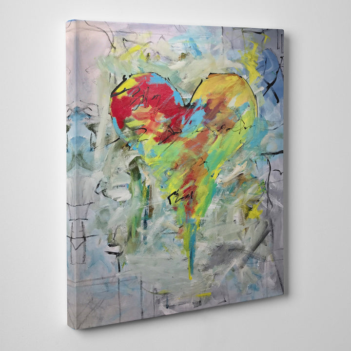 Marni' Abstract Heart Wall Art