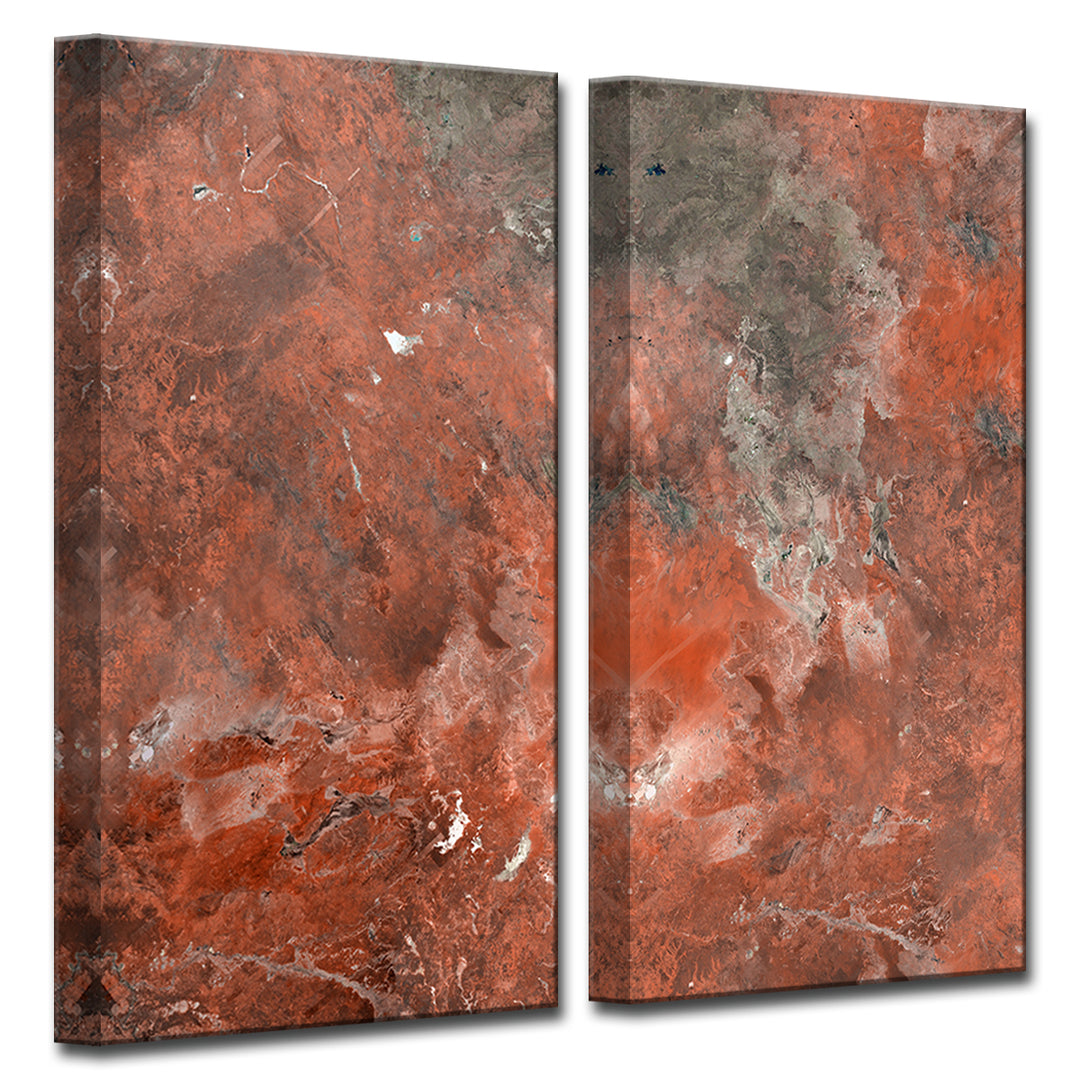 Abstract ABS X' Wrapped Canvas Wall Art