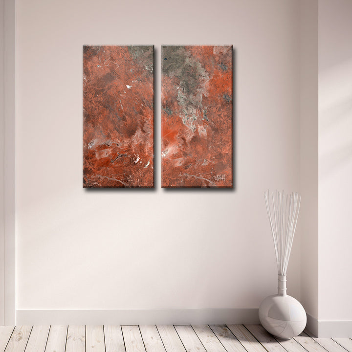 Abstract ABS X' Wrapped Canvas Wall Art