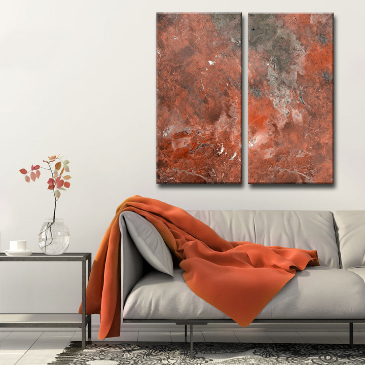 Abstract ABS X' Wrapped Canvas Wall Art