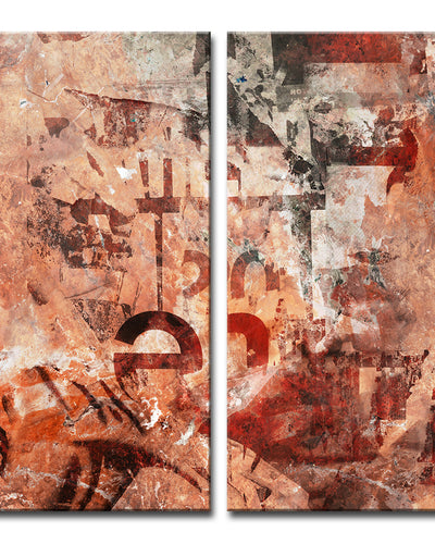 Abstract ABS XB' Wrapped Canvas Wall Art