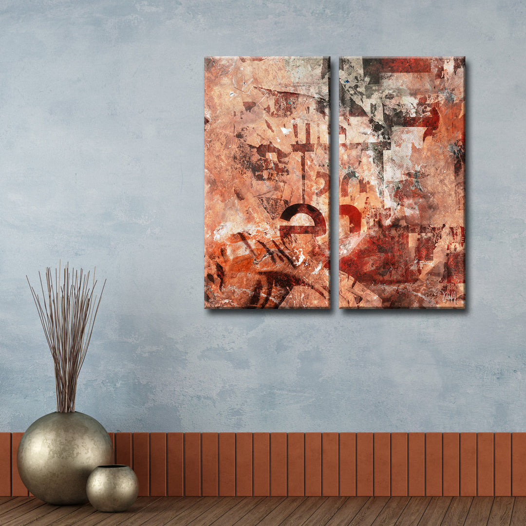 Abstract ABS XB' Wrapped Canvas Wall Art