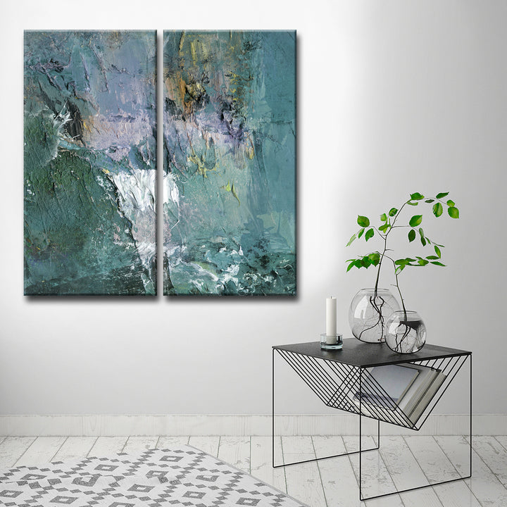 Abstract ABS XI' Wrapped Canvas Wall Art