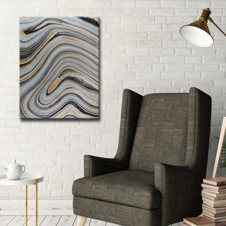 Abstract ABS XVII' Wrapped Canvas Wall Art