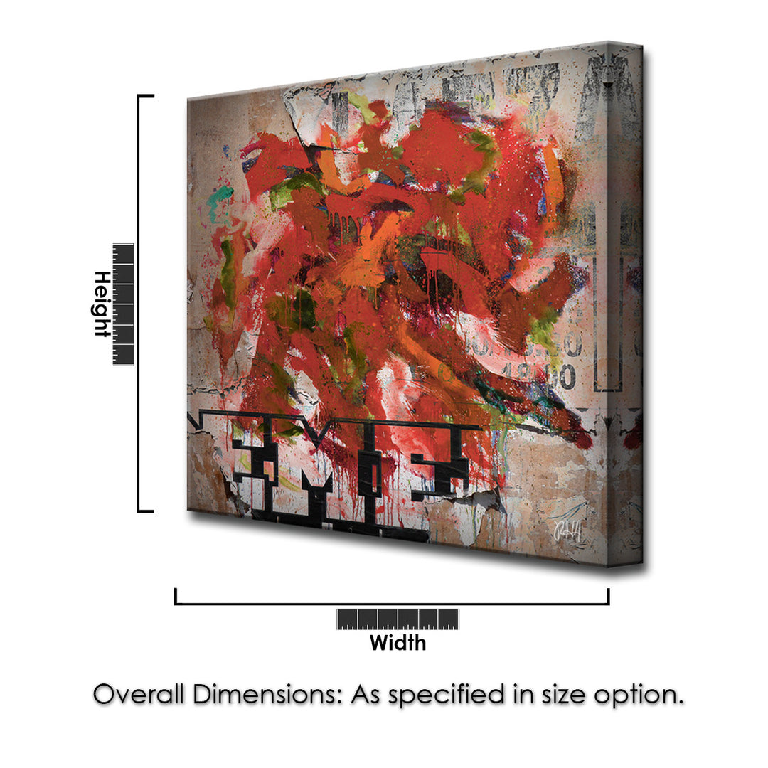 Abstract ABS IV' Wrapped Canvas Wall Art