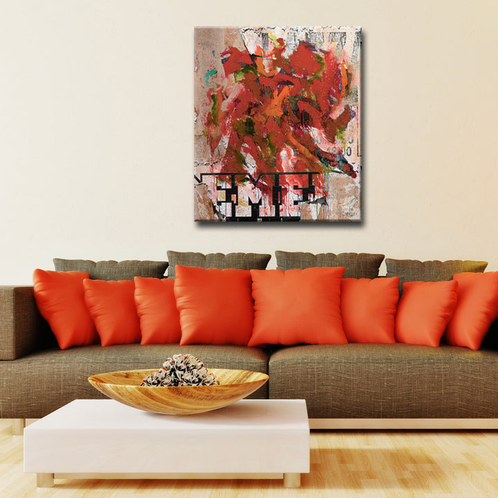 Abstract ABS IV' Wrapped Canvas Wall Art