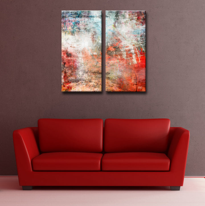 Abstract ABS VI' Wrapped Canvas Wall Art