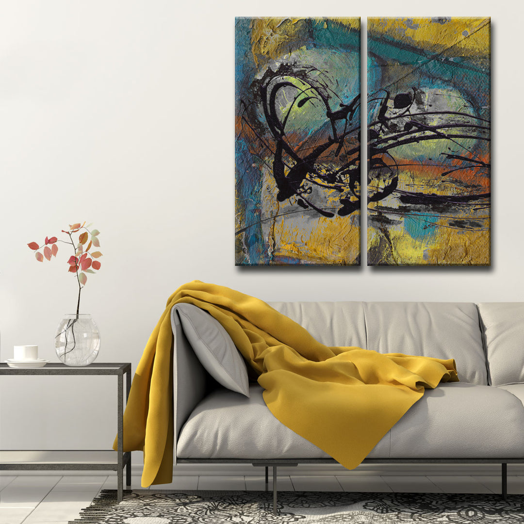 Abstract ABS VII' Wrapped Canvas Wall Art