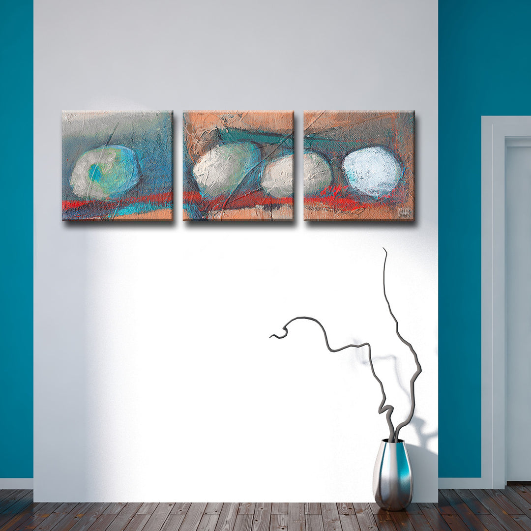 Abstract ABS IX' Wrapped Canvas Wall Art