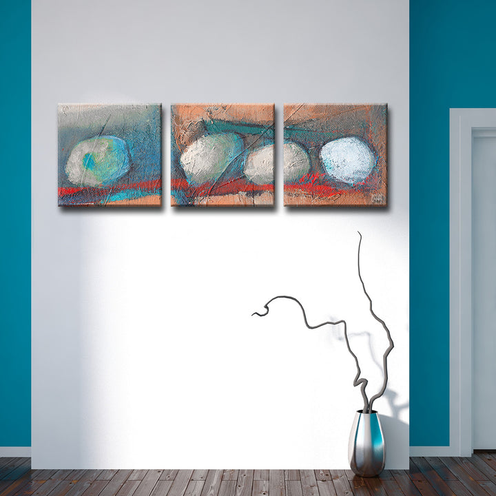 Abstract ABS IX' Wrapped Canvas Wall Art