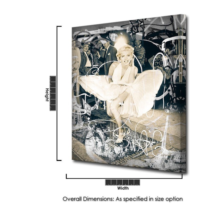 MONROE II' Wrapped Canvas Wall Art
